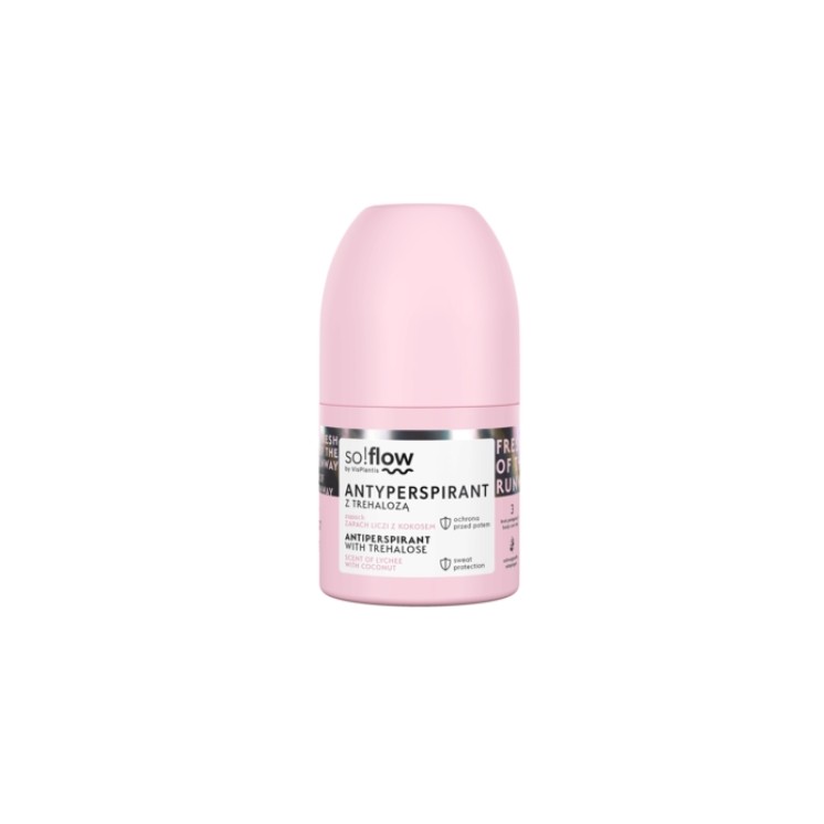 So!flow Antitranspirant met Trehalose Lychee met Kokosnoot 50 ml