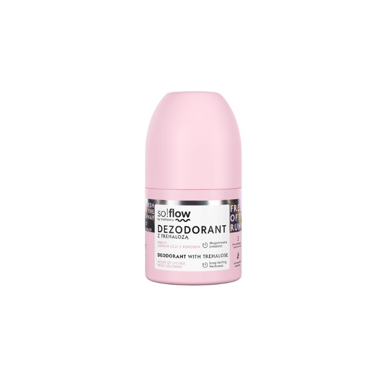 So!flow Trehalose Deodorant Lychee met Kokosnoot 50 ml