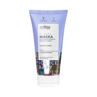 So!flow fioletowa Maska ochładzająca żółte tony do włosów blond 200 ml So!flow fioletowa Maska ochładzająca żółte tony do włosów blond 200 ml