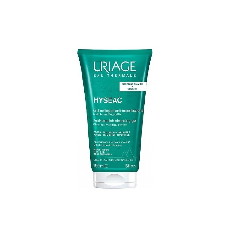 Uriage Hyseac Gel Nettoyant Visage Peaux Grasses 150 ml