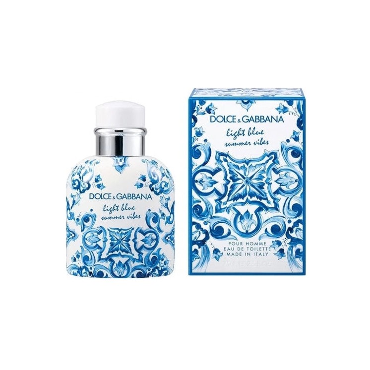 Dolce & Gabbana Light Blue Summer Vibes Eau de Toilette for Men Limited Edition 125 ml