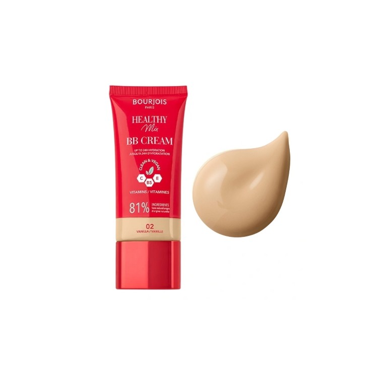 Легкий BB-крем для обличчя Bourjois Healthy Mix /02/ Vanilla 30 мл