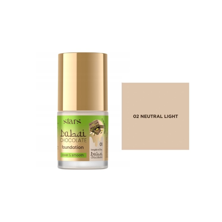 Stars from the stars Dubai Chocolate Foundation Gesichtsgrundierung /02/ Neutral Light 25 g
