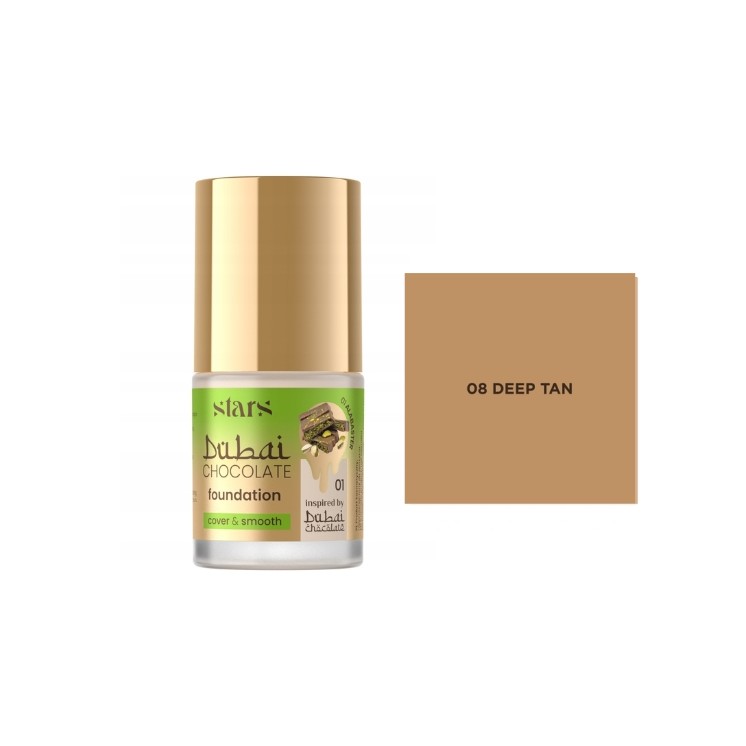 Stars from the stars Dubai Chocolate Foundation Gesichtsgrundierung /08/ Deep Tan 25 g