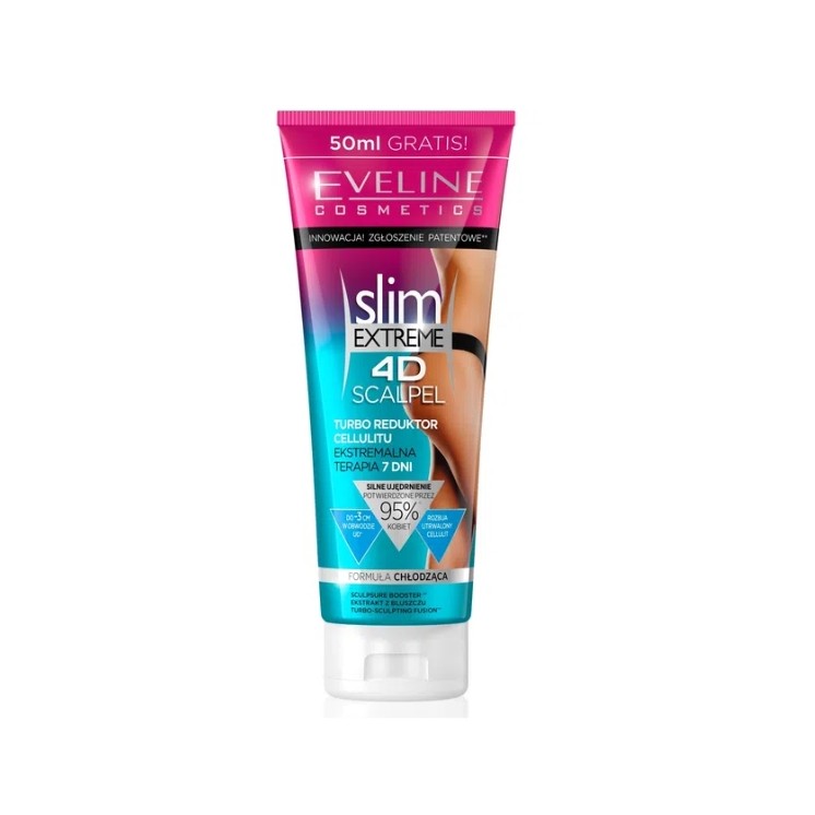 Eveline 4D Slim Extreme Scalpel Turbo Cellulite Reducer 250 ml