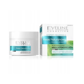 Eveline Intensiv feuchtigkeitsspendende Gesichtscreme Hyaluronsäure + Grüner Tee 50 ml