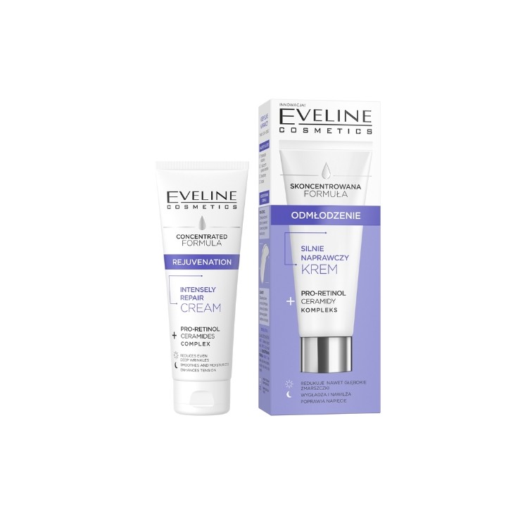 Eveline Concentrated Formula Rejuvenation Stark reparierende Gesichtscreme 50 ml