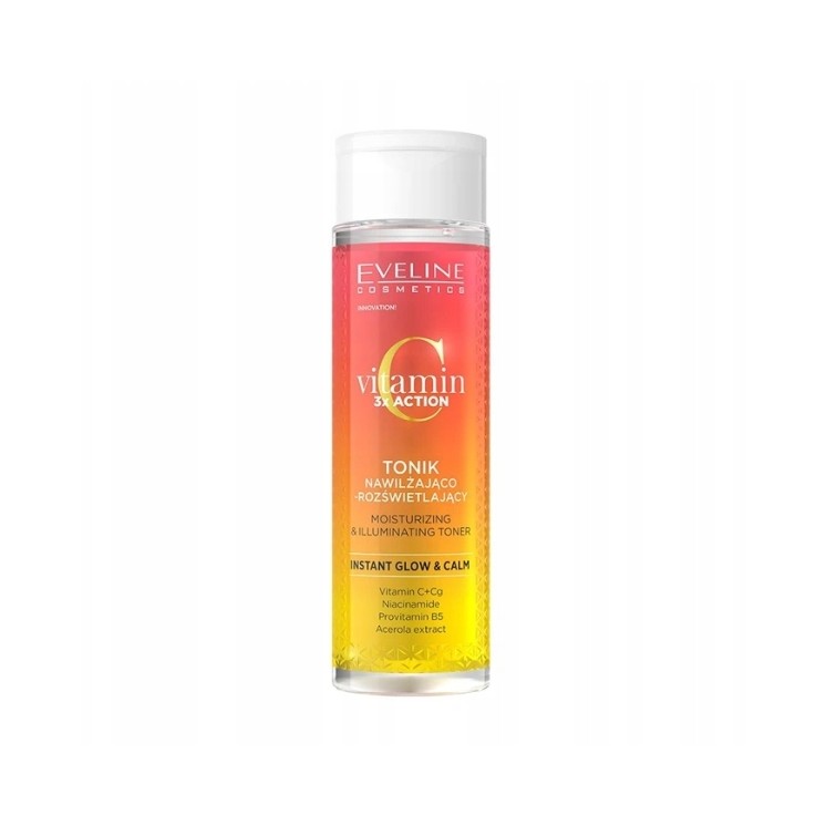 Eveline Vitamin C 3x Actie Hydraterende en Verhelderende Gezichtslotion 200 ml