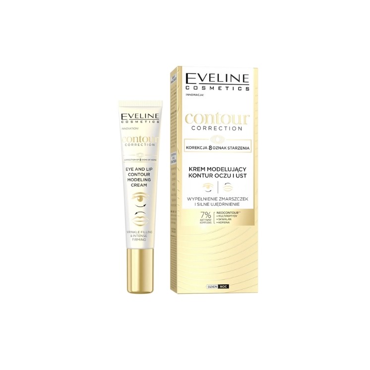 Crème contour des yeux et des lèvres Eveline Contour Correction 20 ml