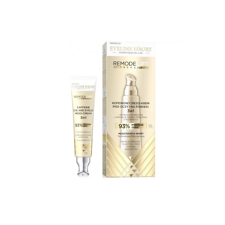 Eveline D'Aury Remodelift Therapy Cafeïne Meso-Oog- en Ooglidcrème 15 ml