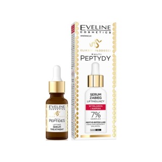 Eveline Elixir of Youth – Lifting-Serum 18 ml mit Multipeptiden, Spilanthol und 7% Hyaluronsäurekomplex glättet Fältchen, straff