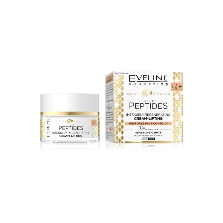 Eveline Elixir of Youth Multipeptide Intensiv regenerierende Liftingcreme 60+ 50 ml