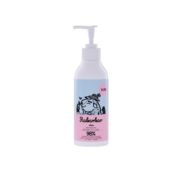 YOPE Natuurlijke Rabarber en Rozen Lichaamsbalsem 300 ml