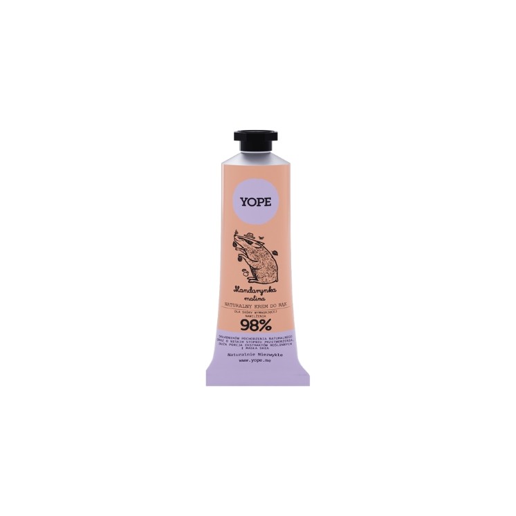 YOPE natuurlijke Mandarijn en Frambozen Handcrème 50 ml