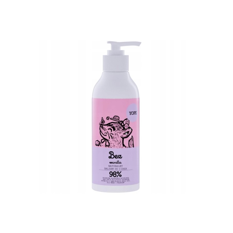 YOPE Baume Corps Naturel Lilas et Vanille 300 ml