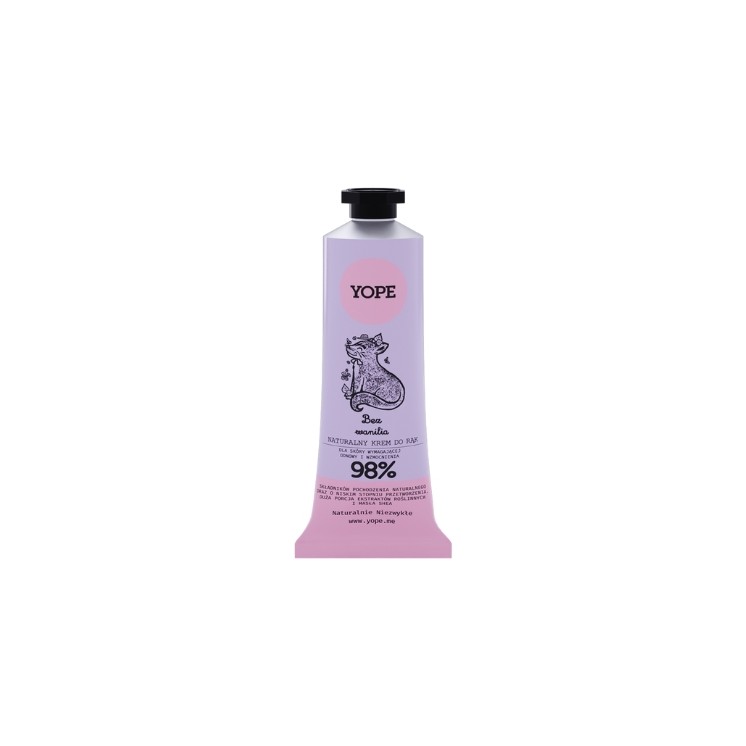 YOPE Crème Mains Naturelle Lilas et Vanille 50 ml