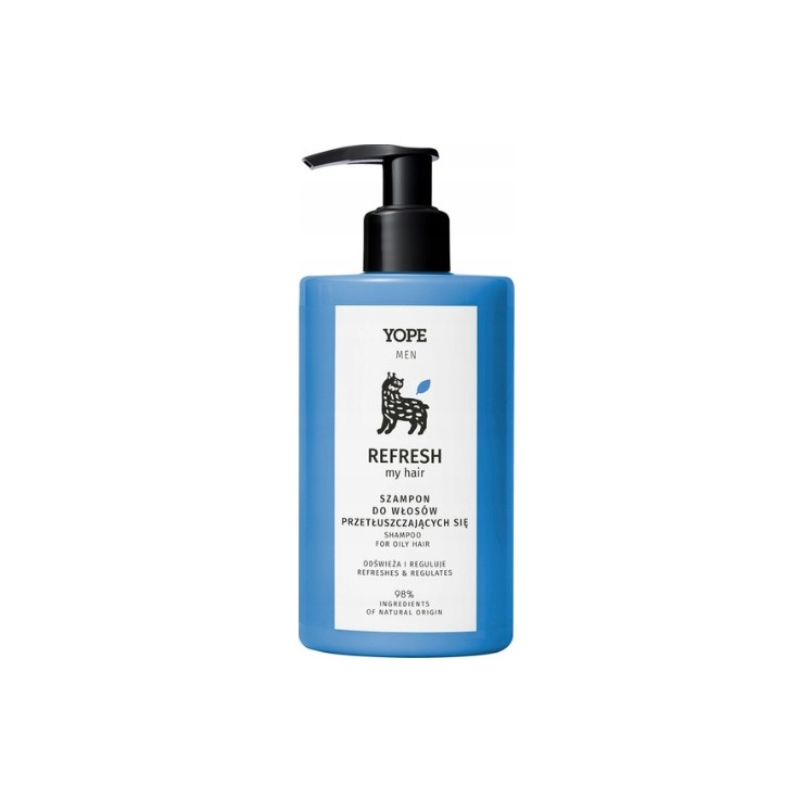 YOPE Men Refresh My Hair Shampoo for si hair 300 ml