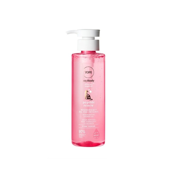 YOPE myBODY Peptide Renew Gel Douche Régénérant Sugar Pink 300 ml