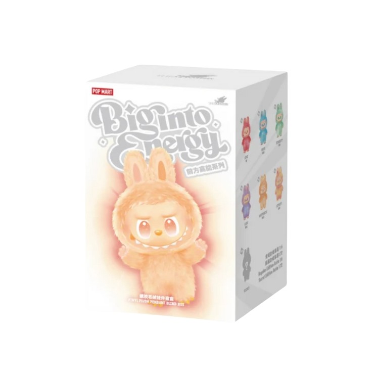 LABUBU Original Plüschanhänger Pop Mart Labubu The Monsters Big Into Energy Series + QR Code 1 Stk