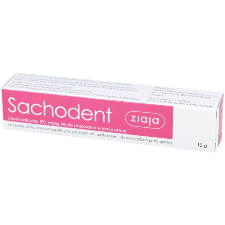 Ziaja Sachodent Orale Gel 10 g