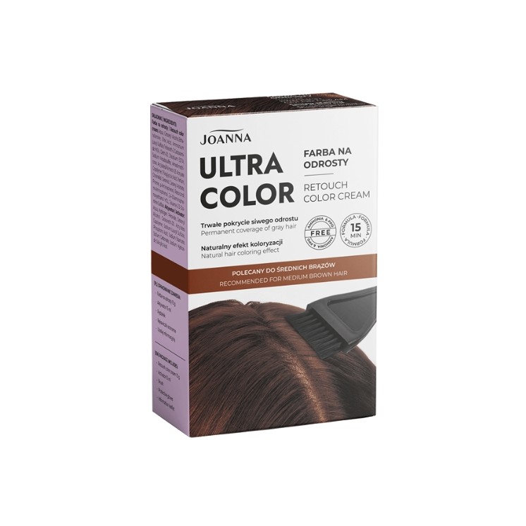 Joanna Ultra Color Ansatzfarbe für mittelbraunes Haar, 1 Stk.
