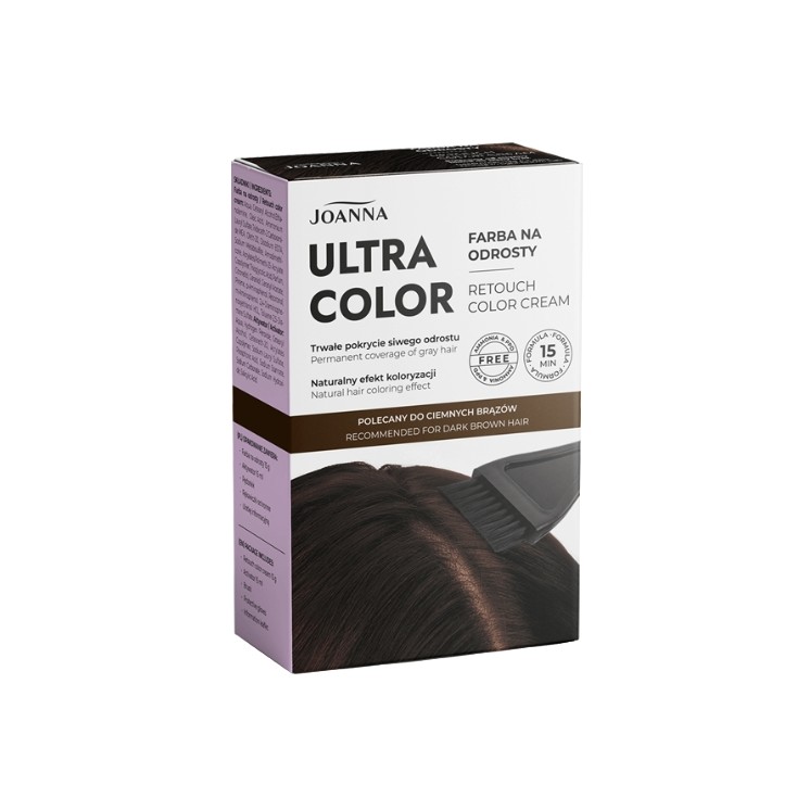 Joanna Ultra Color Ansatzfarbe für dunkelbraunes Haar, 1 Stk.