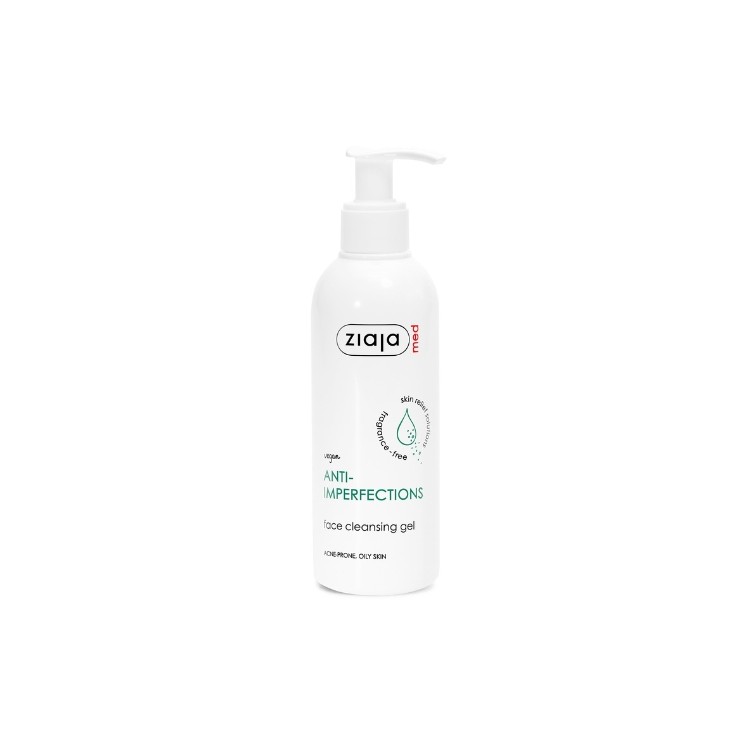 Ziaja Med Cleansing Treatment Gesichtswaschgel für zu Akne neigende Haut 200 ml
