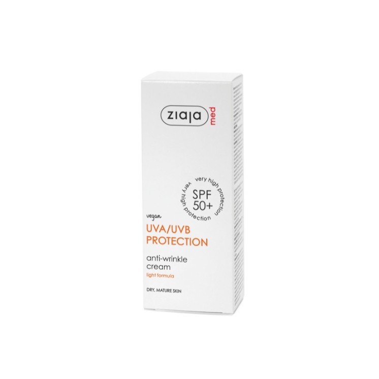 Ziaja Med Protective Treatment Anti-rimpel gezichtscrème voor de droge huid SPF50 + 50 ml