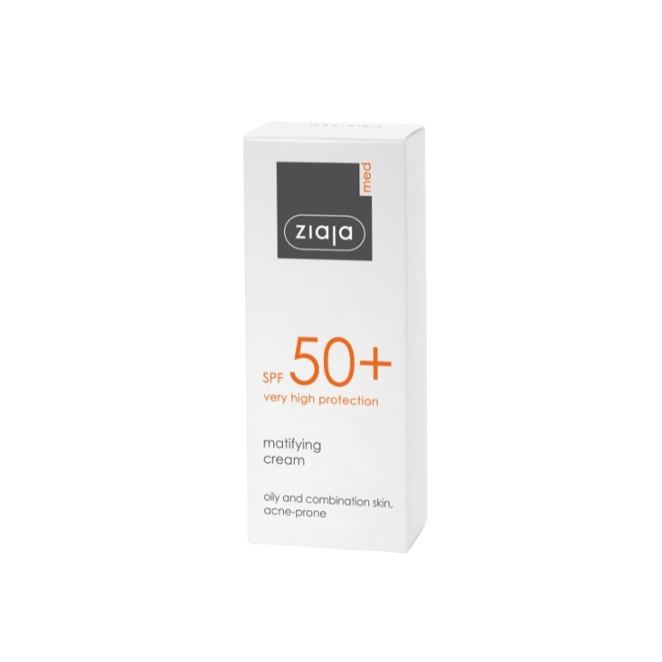 Ziaja Med Protective Treatment Mattifying Face Cream SPF50 + 50 ml