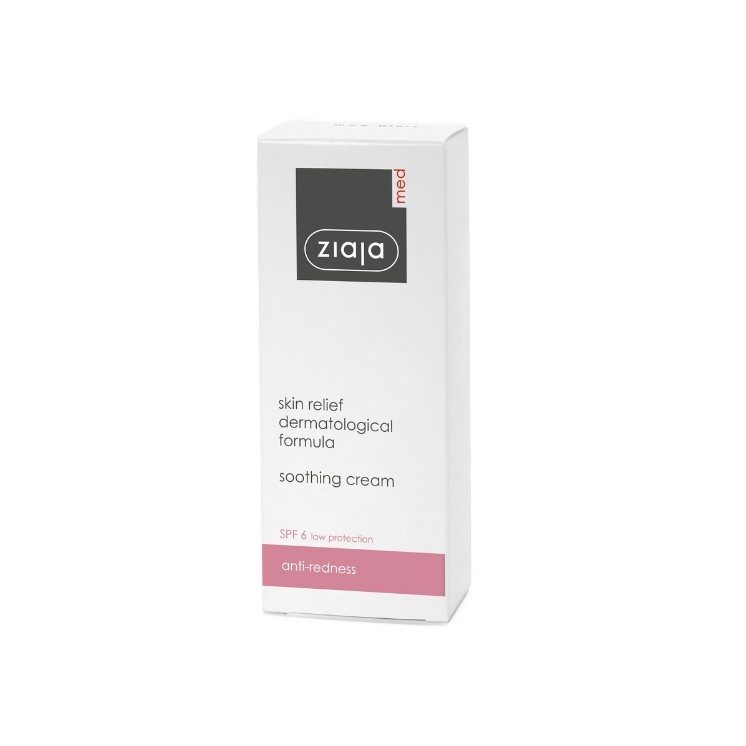 Ziaja Med Soothing Treatment Crème Visage Ultra-Apaisante pour la Rosacée 50 ml