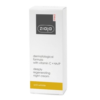 Ziaja Med Vitamin C+HA/P Treatment Deeply Regenerating Night Face Cream 50 ml
