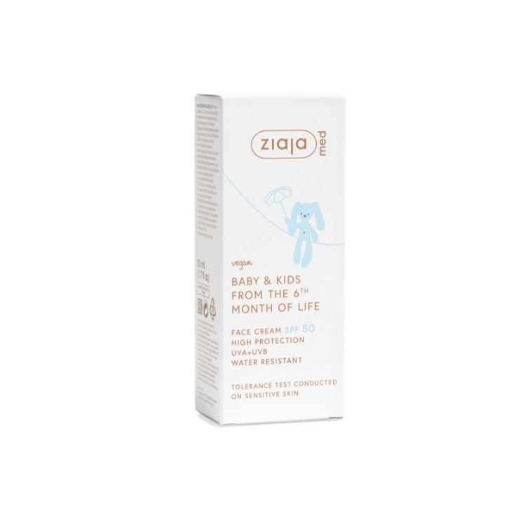 Ziaja Med Kids Sonnenschutz-Gesichtscreme SPF50 50 ml