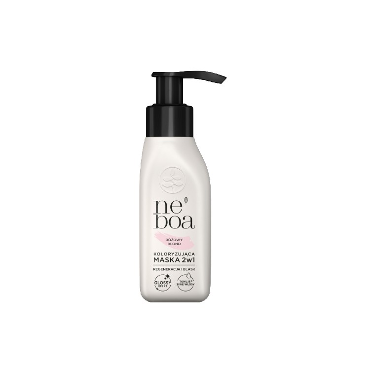 Neboa 2in1 Kleurmasker Roze Blond 100 ml