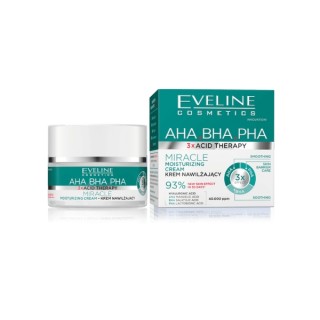 Eveline 3xAcid AHA BHA PHA Miracle Moisturizing Face Cream 50 ml
