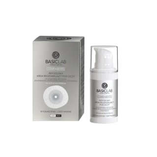 BasicLab Complementis Peptide Regenerating Eye Cream, reichhaltige Konsistenz, 15 ml