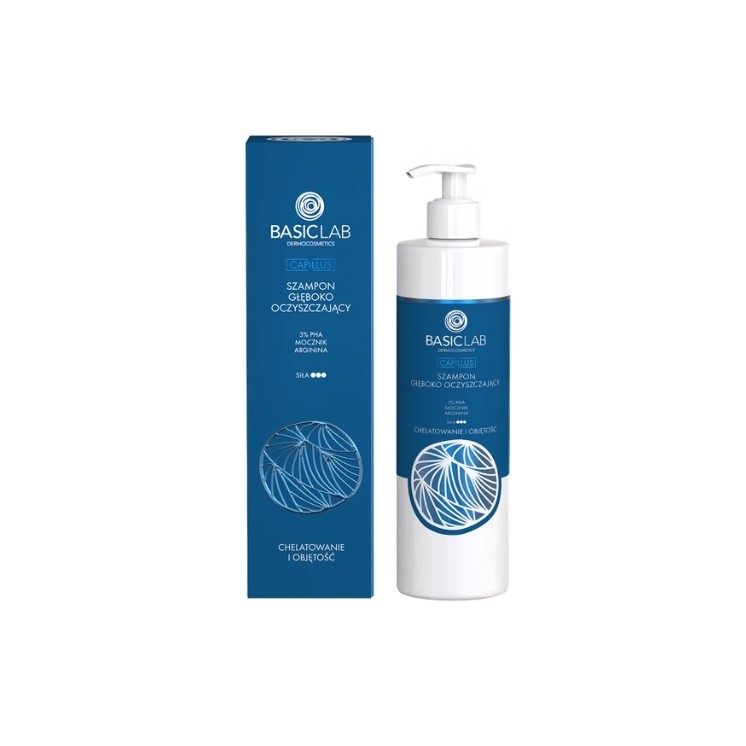 Shampooing nettoyant en profondeur BasicLab Capillus 300 ml