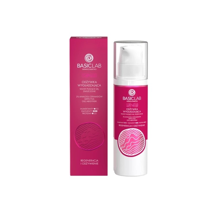 Après-shampoing lissant BasicLab Capillus 250 ml