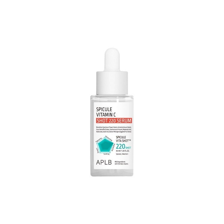 APLB Spicule Vitamin C Shot 220 Mikronadel-Serum mit Vitamin C, 40 ml