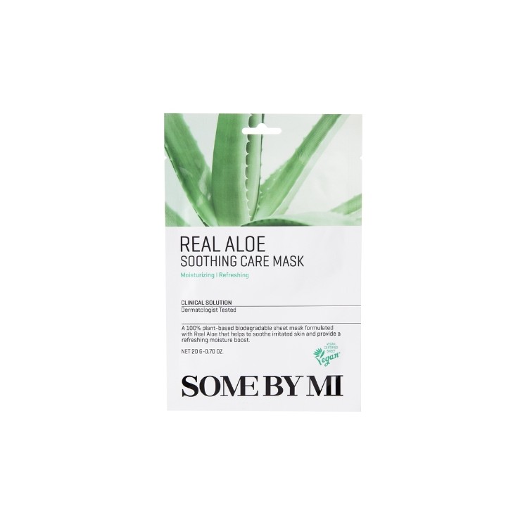 Some By Mi – Beruhigende Gesichtsmaske mit echter Aloe , 20 g
