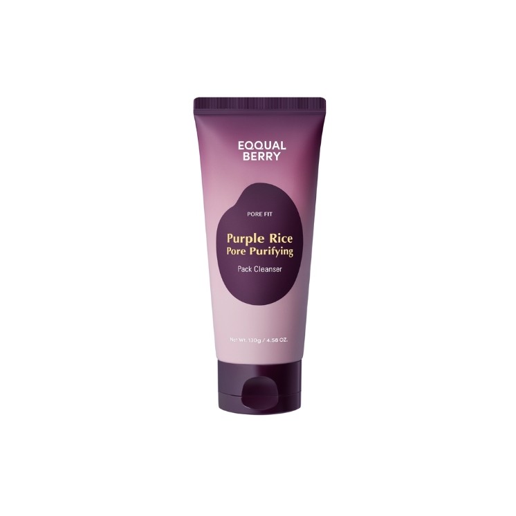 Eqqualberry – Reinigende Gesichtswaschpaste Purple Reis, 130 g