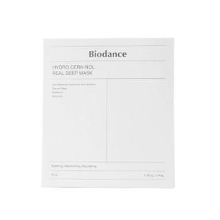 Biodance Hydro Cera-nol Set feuchtigkeitsspendender Collagen-Gesichtsmasken 4 Stück 34 g