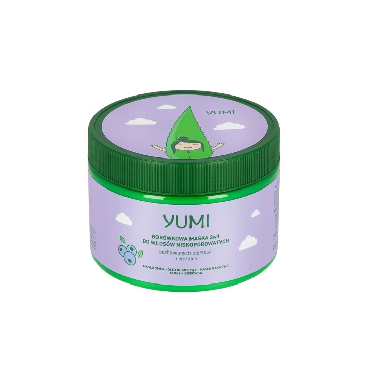Masque Yumi Myrtille pour Cheveux à Faible Porosité 300 ml