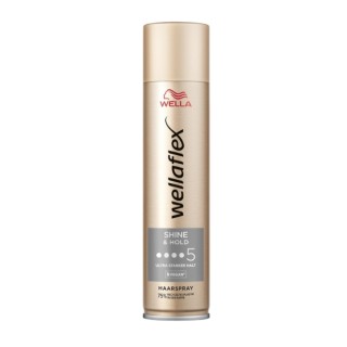 Wellaflex Shiny & Hold Haarlak / 5 / 250 ml
