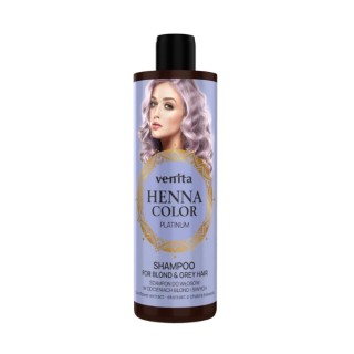 Venita Henna Color Platinum Shampoo voor blond en grijs haar 300 ml