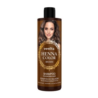 Шампунь Venita Henna Color Brown для каштанового волосся 300 мл