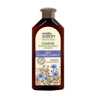 Professional шампунь з льоном Venita Salon 500 мл