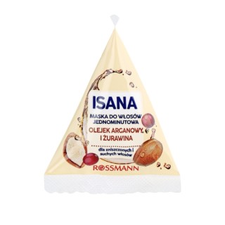 Isana 1 minuut haarbehandeling met arganolie en cranberry 25 ml