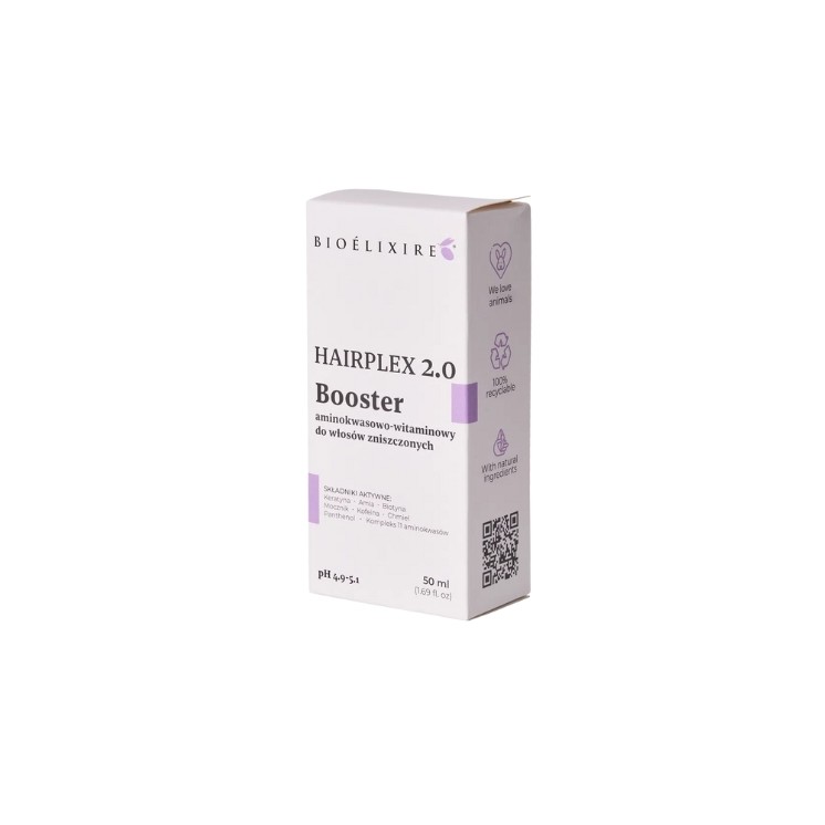 BioElixire Hariplex 2.0 Booster d'acides aminés et de vitamines pour cheveux 50 ml