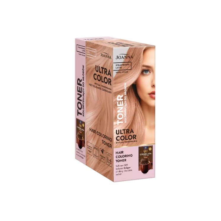 Tonique capillaire Joanna Ultra Color latte Strawberry g