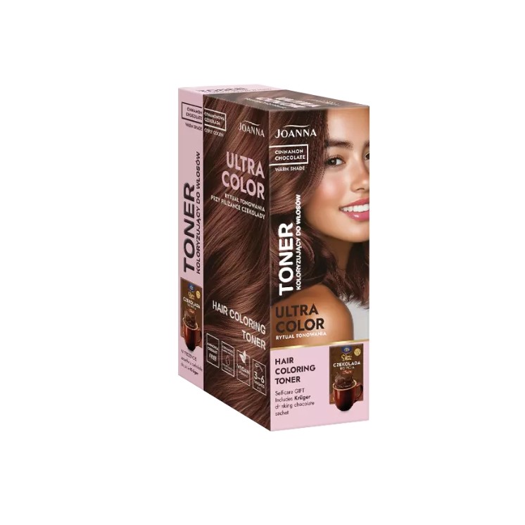 Joanna Ultra Color Toner pour cheveux Cannelle Chocolate 100 g